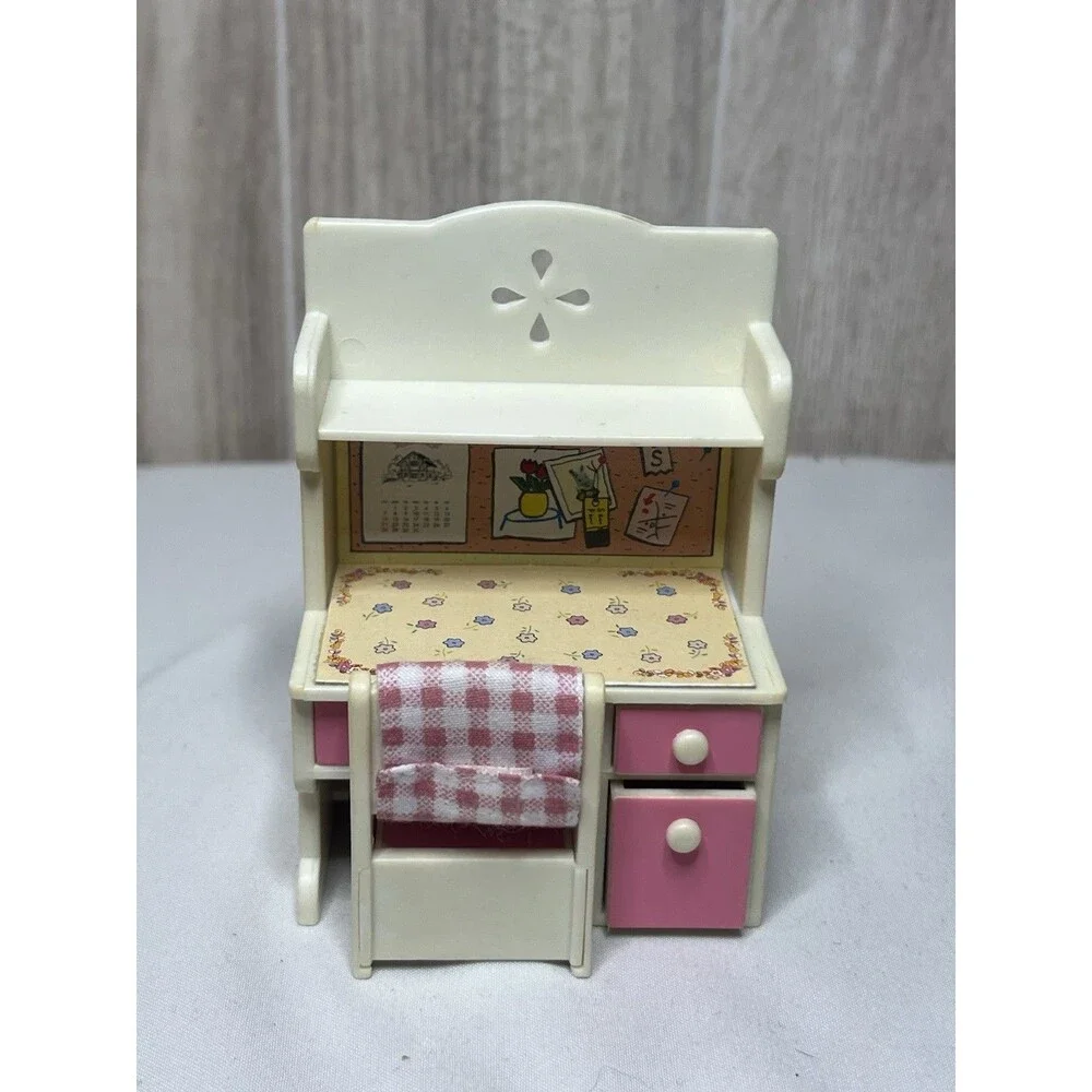 Vintage Epoch Calico Critters DESK & CHAIR